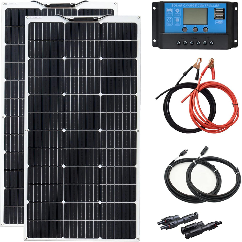 Rv Solar Panel Kit 400W - 200W Solar Panels 100W Solar Panel