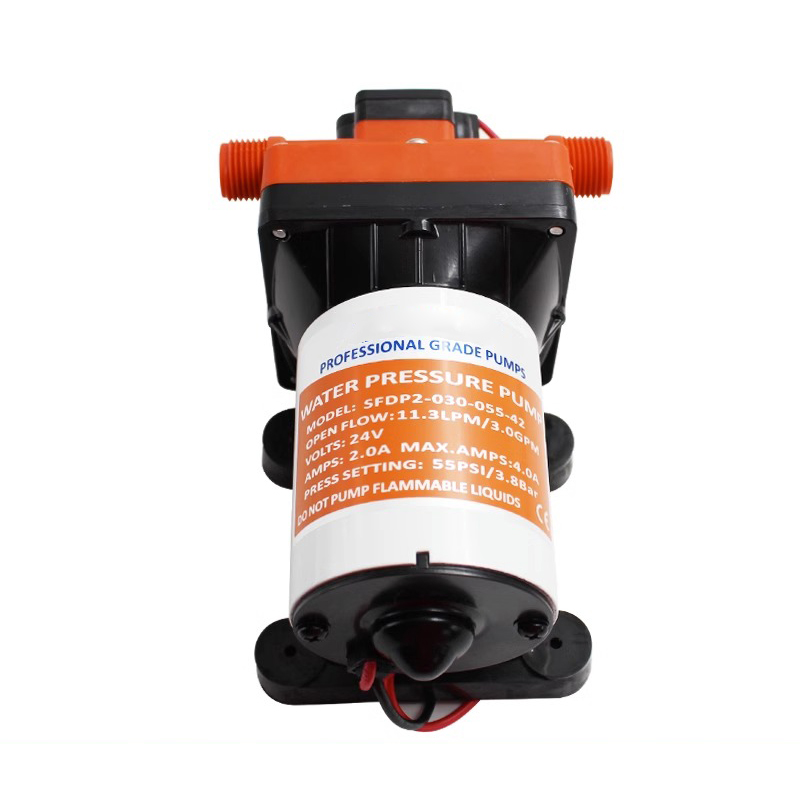 Rv Water Pump 12V 55Psi - 42 Series Diaphragm Water Pump 3.0GPM