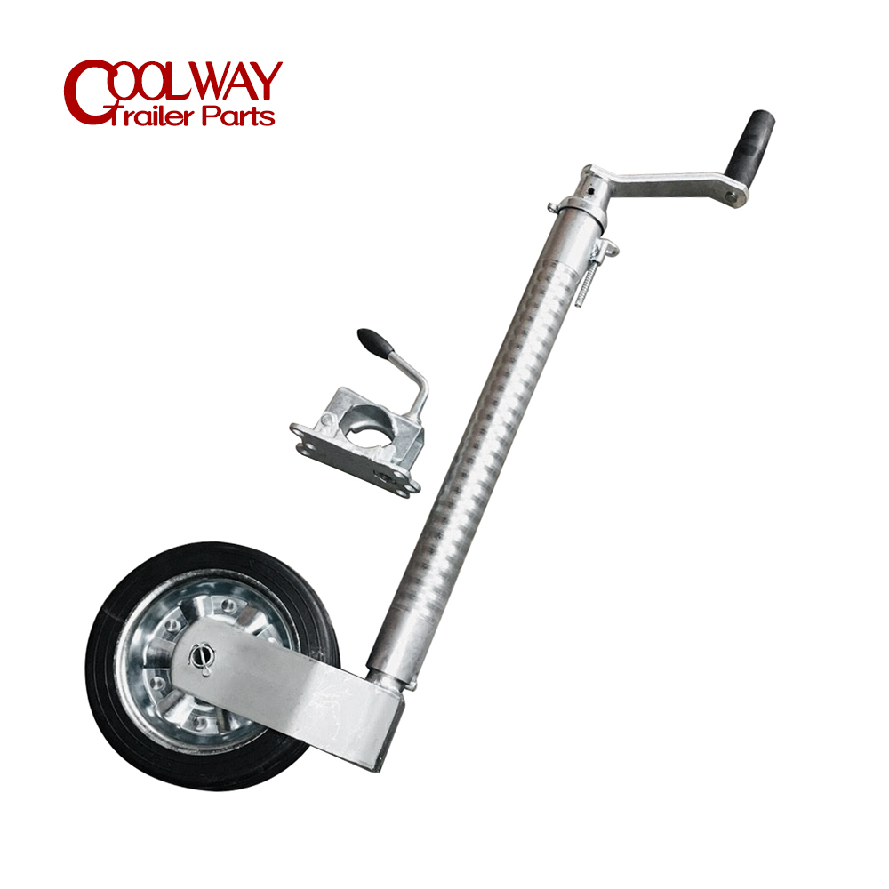 Camper Trailer Jockey Wheel - Heavy Duty 48MM Ribbed Trailer Jockey