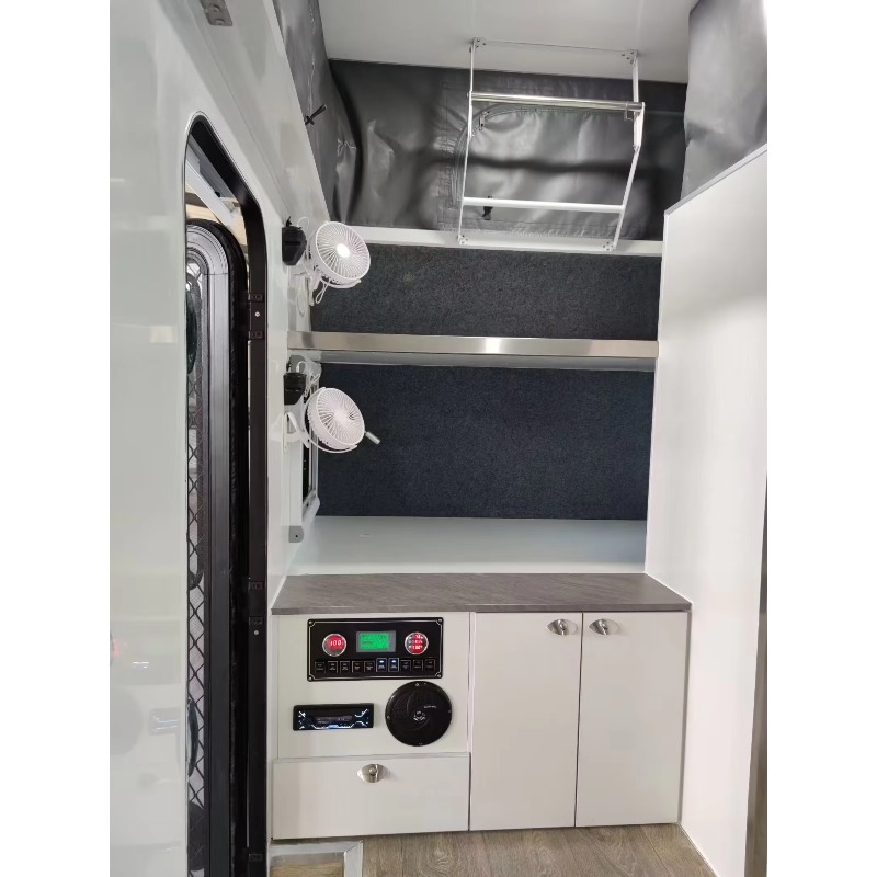 Camper Trailer Kitchen Slide - Built KE5 Pop Top RV Australian