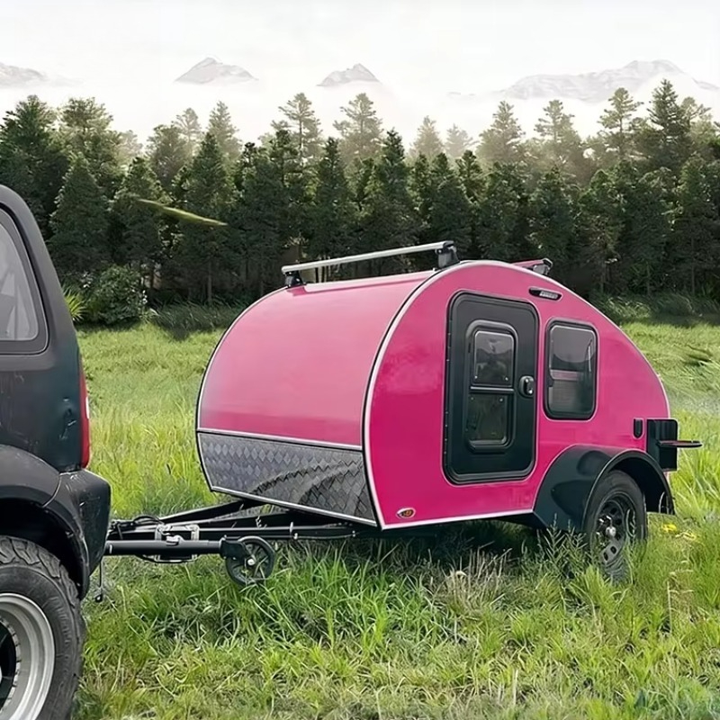 Camper Trailer Roof Rack - Lightweight Teardrop Camper Trailer Fuel Saving