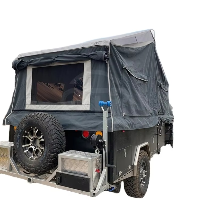 Off Road Camper Trailer Tent - Customized Tiny Camper Trailer Mini Utility
