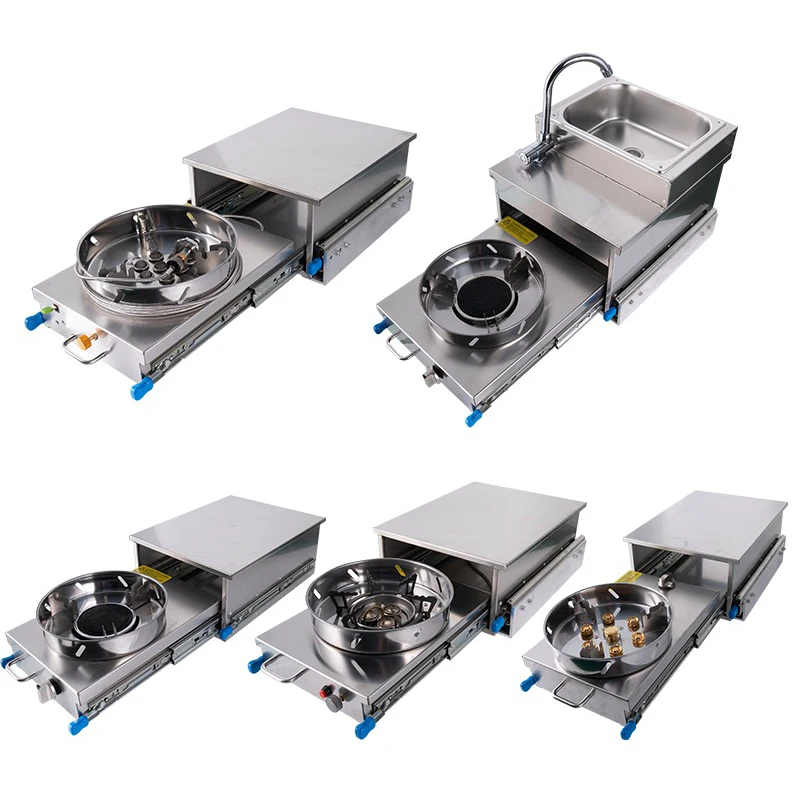 RV Stainless Steel Sink With G - Camper Trailer Kitchen Slide ulasan dan harga