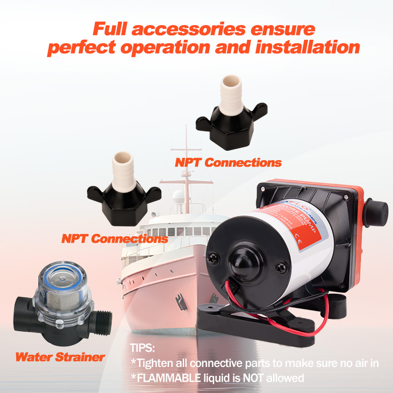 12V Marine Self Priming Diaphr - Rv Water Pump 12V 55Psi ulasan dan harga