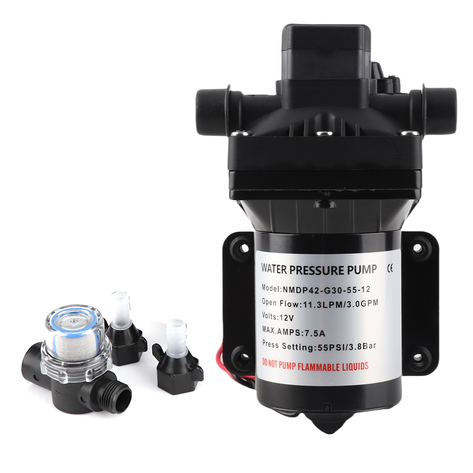 55PSI 12V RV Water Pump 3 Gall - Rv Water Pump 12V 55Psi ulasan dan harga