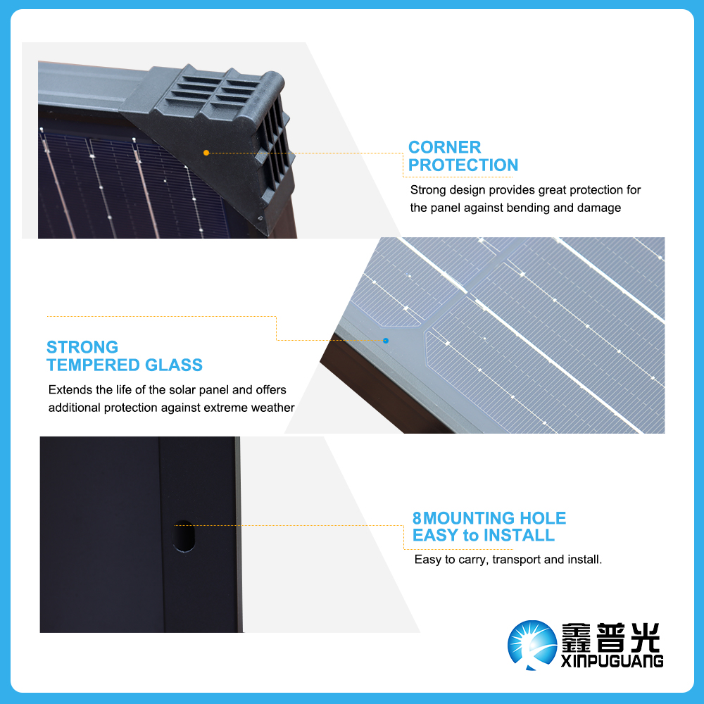 PET Solar Panel Kit 200W 240W  - Rv Solar Panel Kit 400W ulasan dan harga