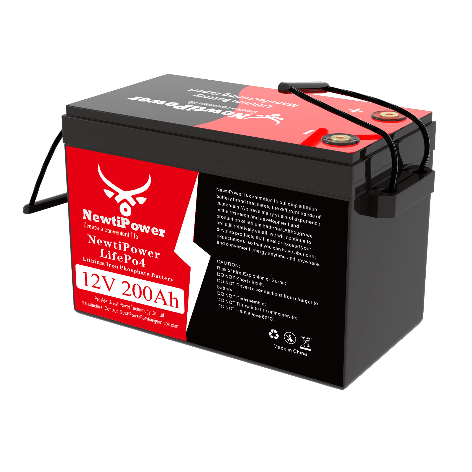 NewtiPower 12V 200Ah LiFePO4 L - Rv Lithium Battery 200Ah ulasan dan harga