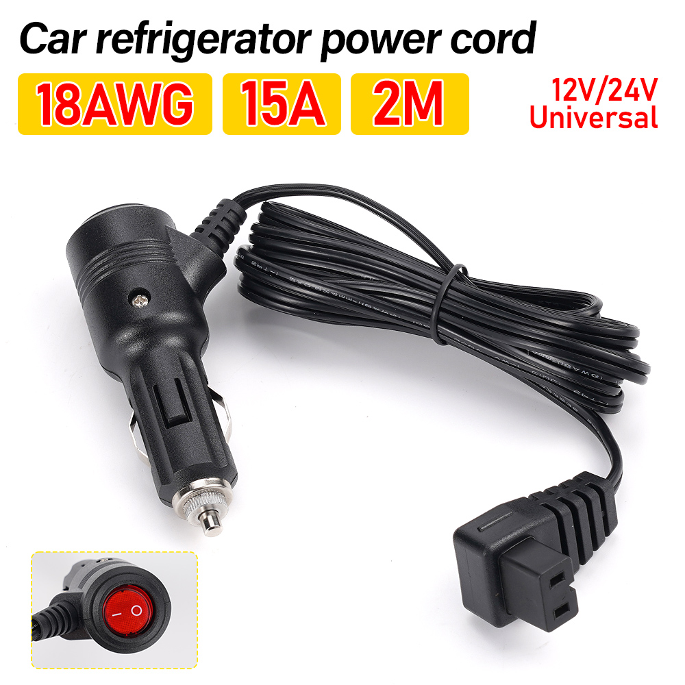 2M 18AWG Car Fridge Cigarette  - 12V Fridge Freezer Rv ulasan dan harga