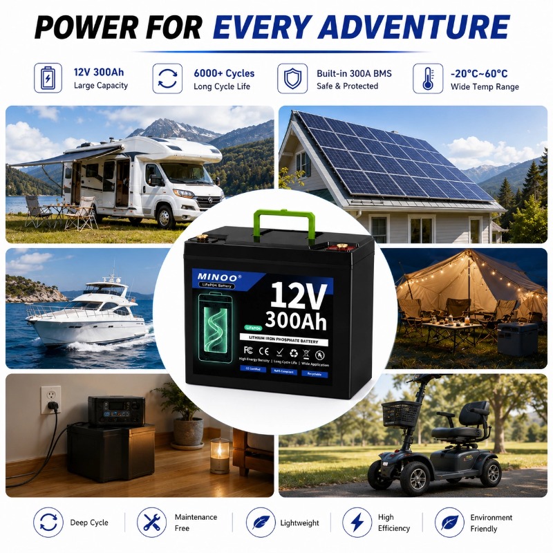 12V 300Ah LiFePO4 Battery with - Rv Lithium Battery 200Ah ulasan dan harga