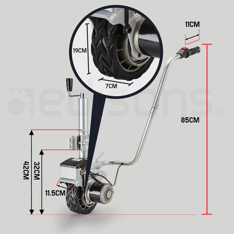 Trailer Mover 350W 5000LB Moto - Camper Trailer Jockey Wheel ulasan dan harga