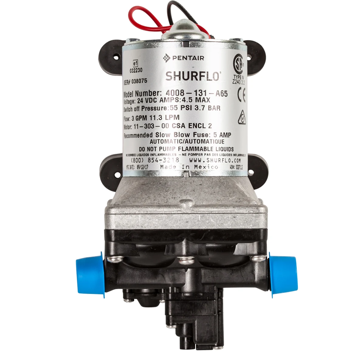 Shurflo By-Pass Pump 4008-101- - Rv Water Pump 12V 55Psi ulasan dan harga