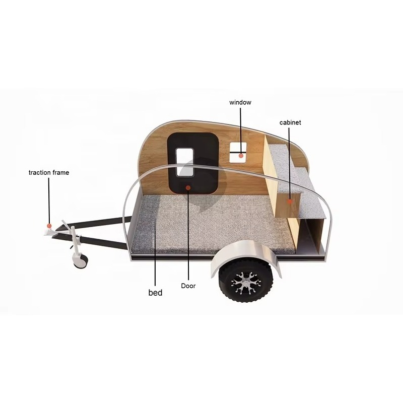 Lightweight Teardrop Camper Tr - Camper Trailer Roof Rack ulasan dan harga