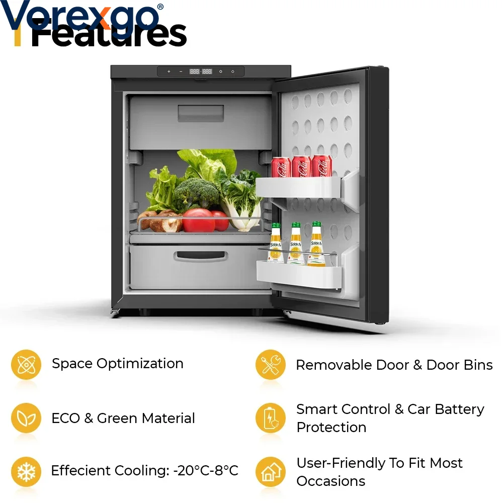 CR50X  Alpicool RV Fridge DC C - 12V Fridge Freezer Rv ulasan dan harga