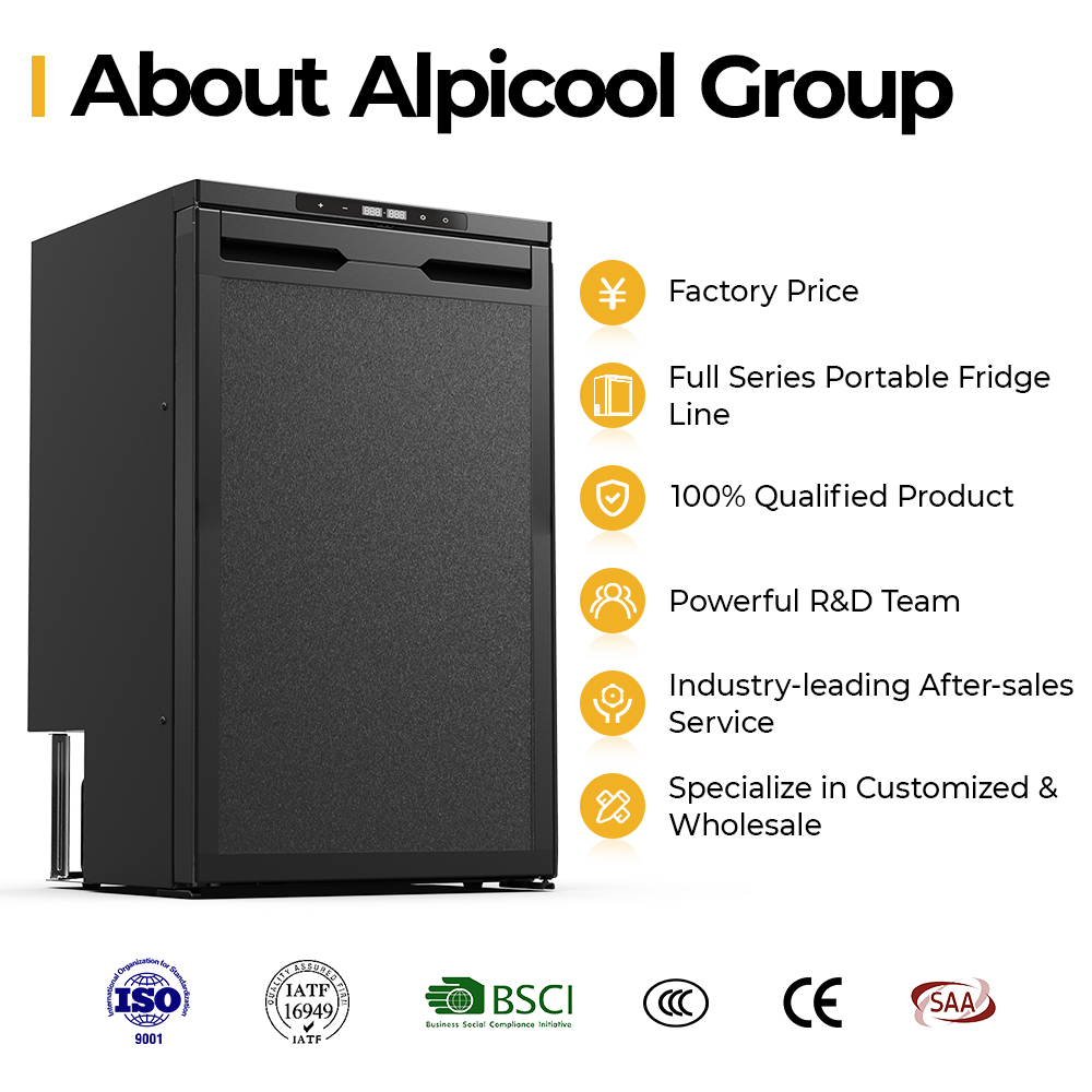 CR50  Alpicool RV Fridge DC Co - 12V Fridge Freezer Rv ulasan dan harga